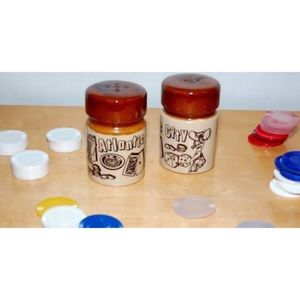 Vintage Salt Pepper Shakers Atlantic City Casino
